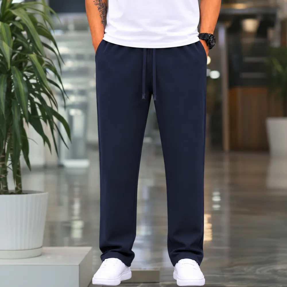 1 Pieces Premium Quality Comfort Style Trousers – Navy Blue