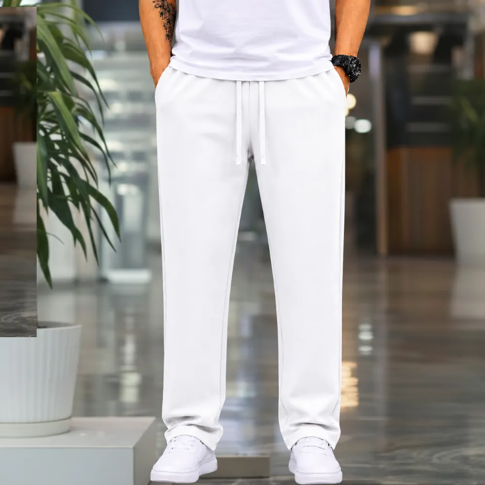 1 Pieces Premium Quality Comfort Style Trousers – off White